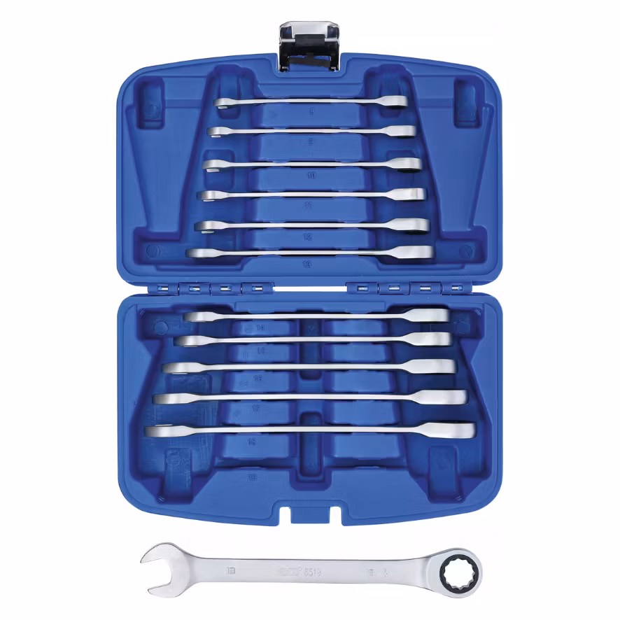 Spärrnycklar 8 - 19 mm 12 delar