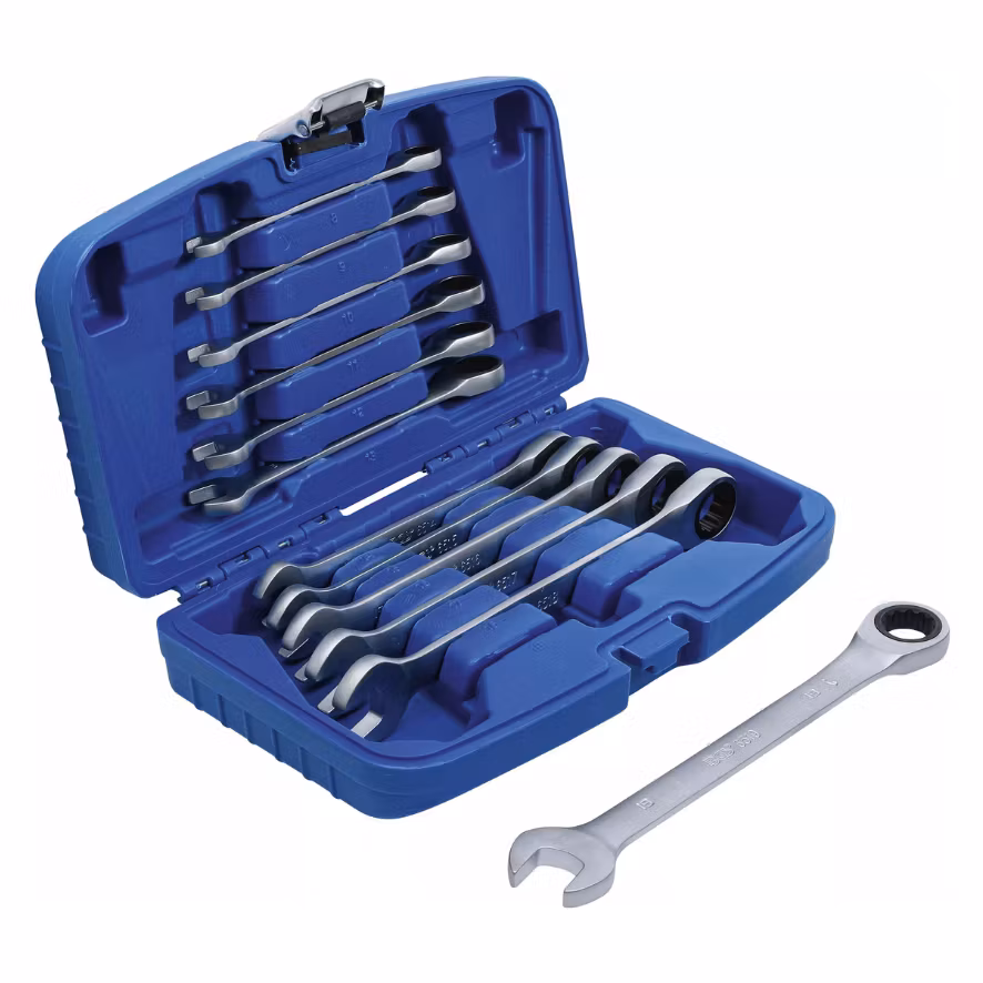 Spärrnycklar 8 - 19 mm 12 delar