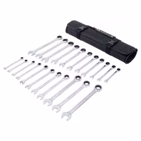 Spärrnycklar Metriska/tumsstorlekar 22 delar