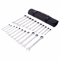 Spärrnycklar Metriska/tumsstorlekar 22 delar