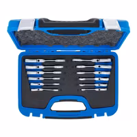 Spärrnycklar kort vinkelbar 8 - 19 mm 12 delar