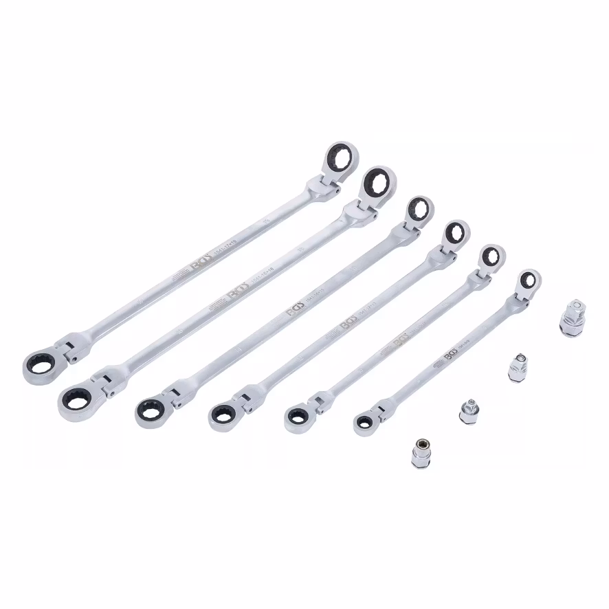 Spärrnycklar Dubbel 8 - 19 mm 10 delar