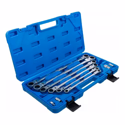 Spärrnycklar Dubbel 8 - 19 mm 10 delar