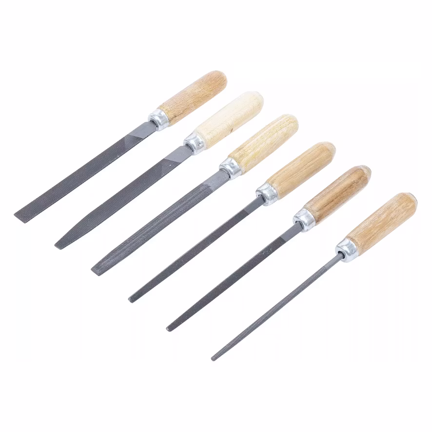 Nyckelfilsats Träfi 100 mm 6 delar