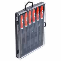 Nålfilsats 140 mm 6 delar