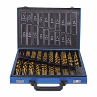 Spiralborrsats HSS titan-nitrerat 1 - 10 mm 170 delar