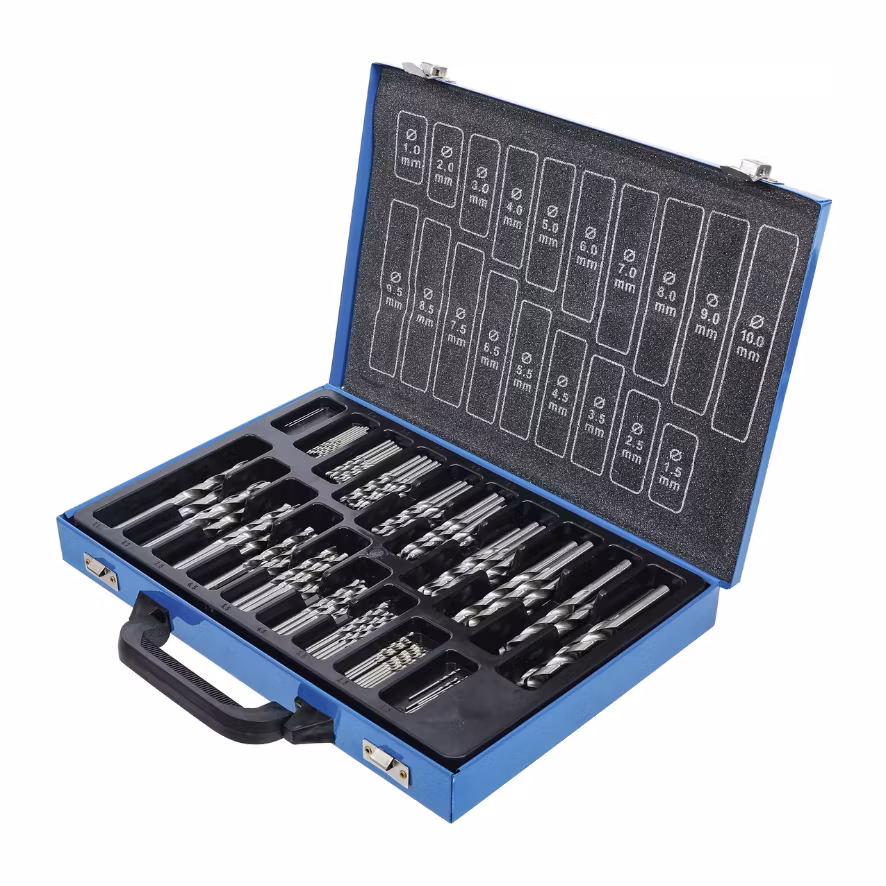 Spiralborrsats HSS 1 - 10 mm 170 delar