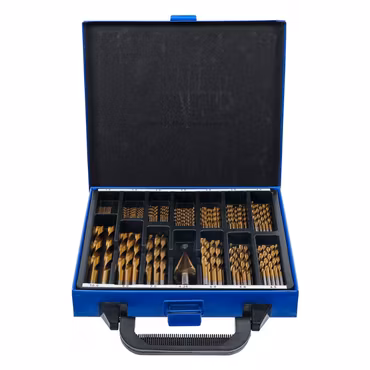 Spiral Stegborrsats HSS 1 - 10 mm 119 delar