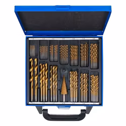 Spiral Stegborrsats HSS 1 - 10 mm 119 delar