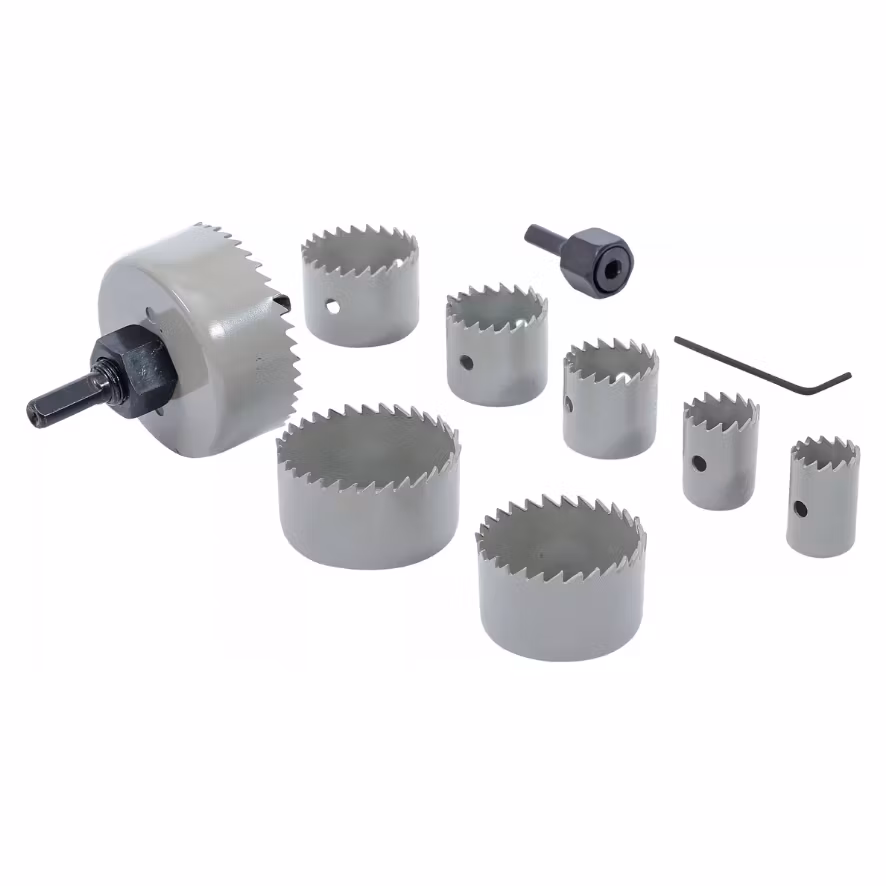 Hålsågsats Ø 19 - 64 mm Djup 24 mm 11 delar