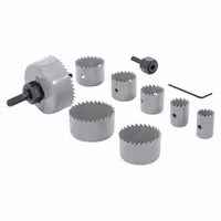 Hålsågsats Ø 19 - 64 mm Djup 24 mm 11 delar