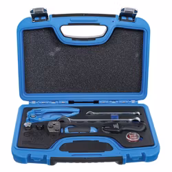 Kragnings böj och frånskiljarverktygssats för 4,75 mm (3/16") bromsledningar