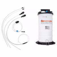 Tryckluftsbromsluftare och oljesugare pneumatisk och manuell