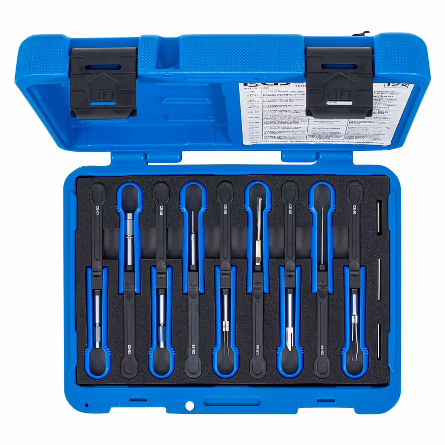 Kabelkontakter Demonteringsverktyg universal 12 delar