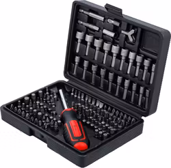 Universal Bitsats 6,3 mm (1/4") 122 delar