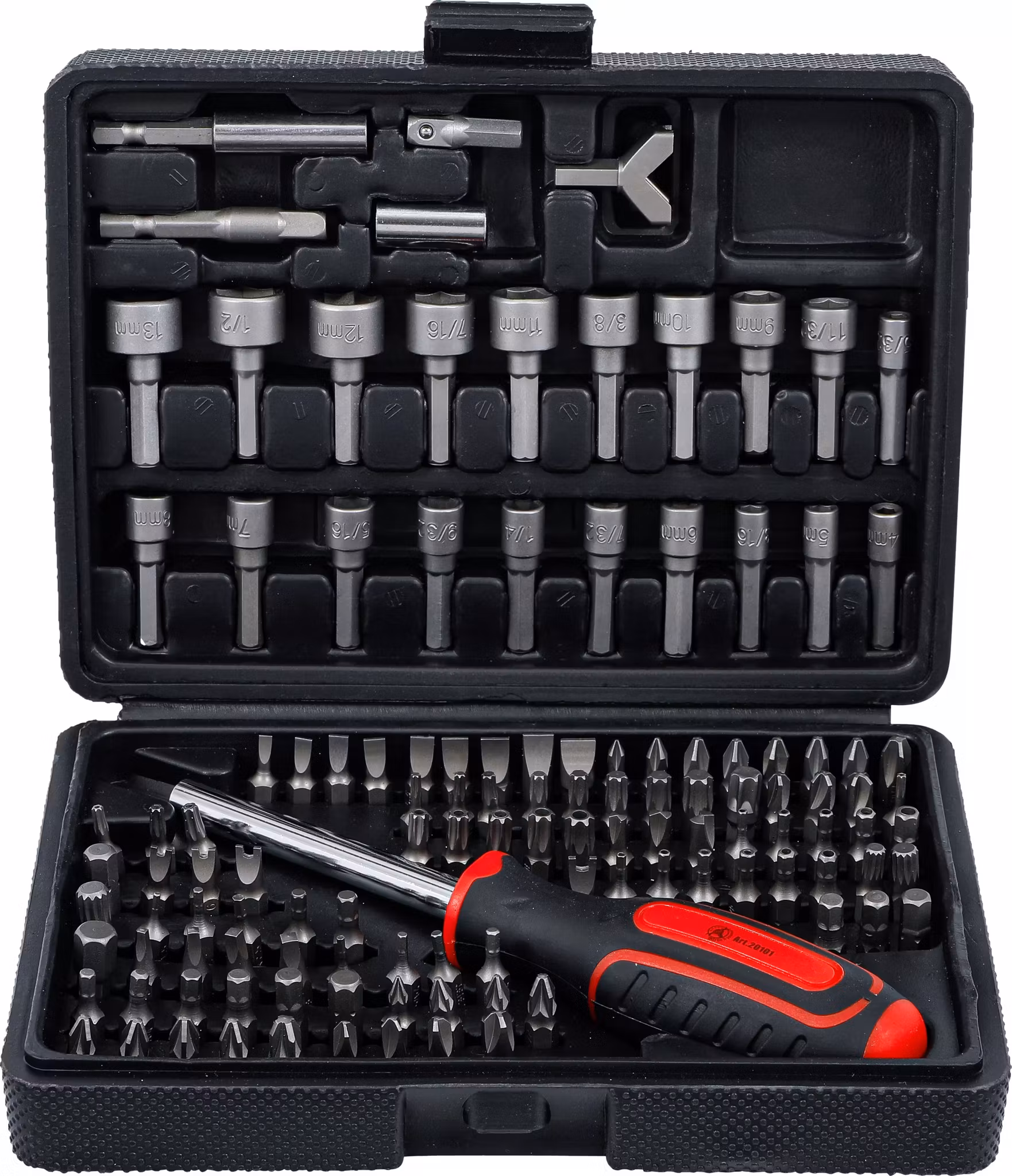 Universal Bitsats 6,3 mm (1/4") 122 delar