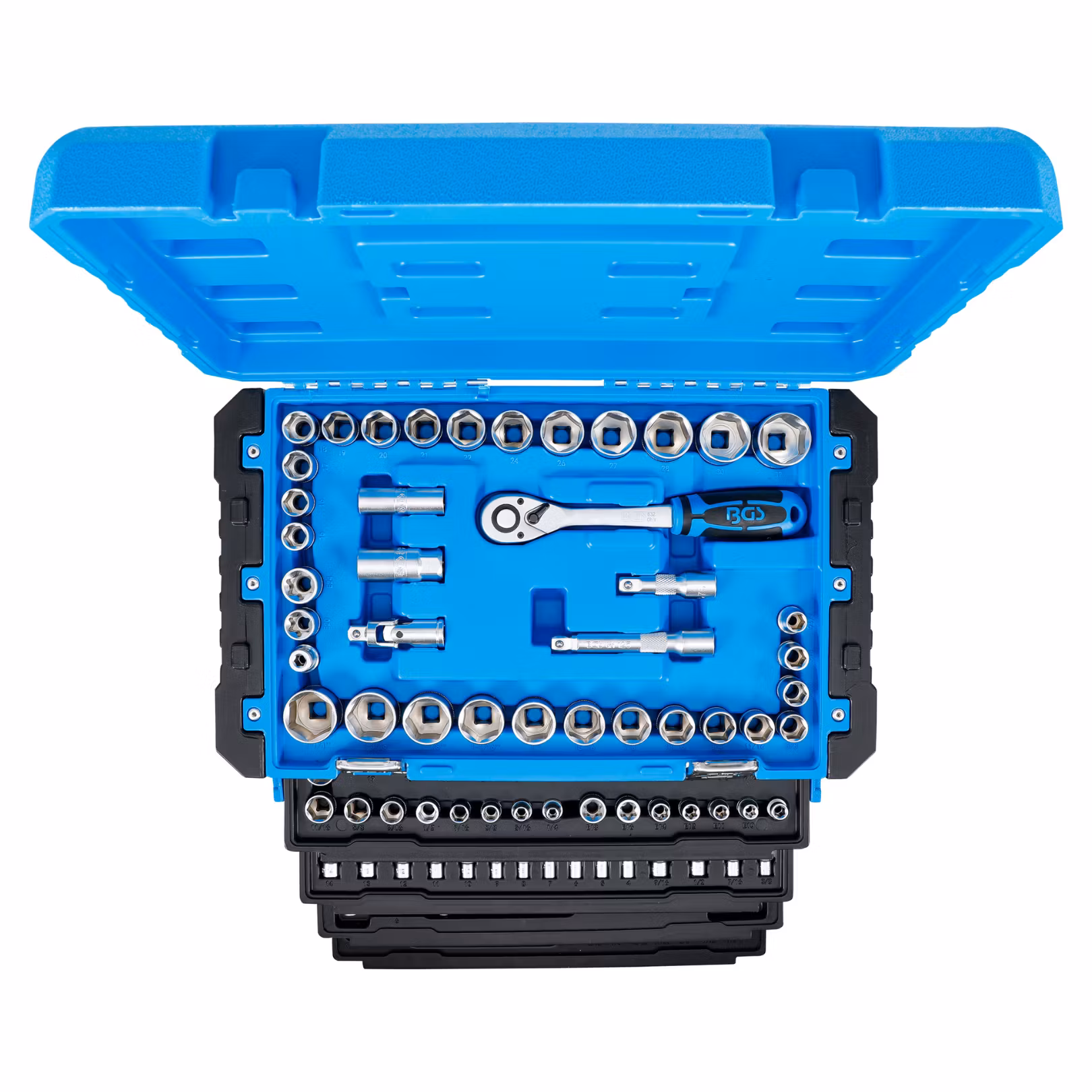 Hylsnyckelsats Sexkant | 1/4" /3/8 / 1/2 | Metrisk och Tum | 300 delar