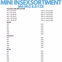 Mini Insexsortiment M4-M12 FZB