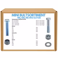 Mini Bultsortiment M6-M12 8.8 FZB