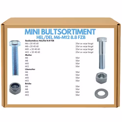 Mini Bultsortiment M6-M12 8.8 FZB