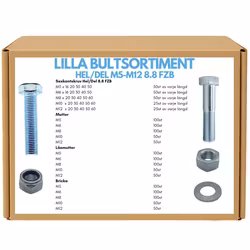 Lilla bultsortiment M5-M12 FZB