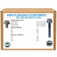 Mini Flänssortiment M6-M12 8.8 FZB
