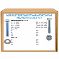 Mini Bultsortiment M6-M12 8.8 FZV