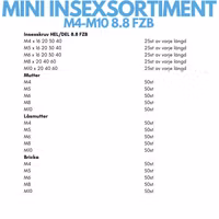Mini insexsortiment M4-M10 FZB