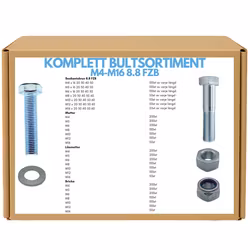 Kompletta bultsortimentet M4-M16 FZB