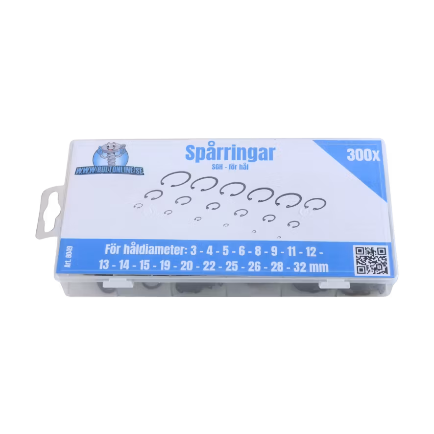 Spårringar SGH, invändiga 300 delar