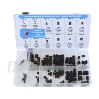 Stoppskruvar, METRISKA GROV/FIN 160 delar