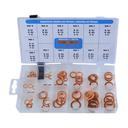 Kopparbrickor, METRISKA 75 delar