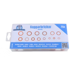 Kopparbrickor, METRISKA 75 delar