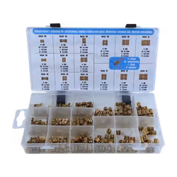 Gänginsatser, mässing METRISKA 330 delar