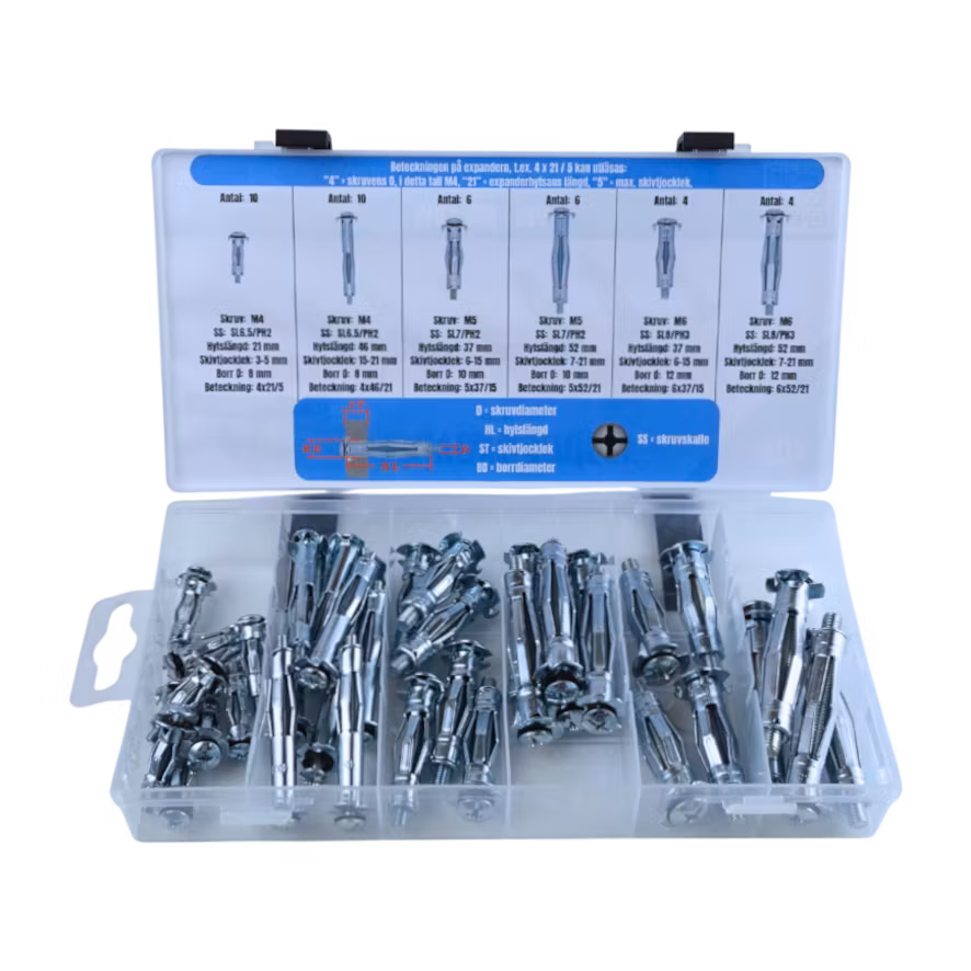 Skivexpandrar 40 delar