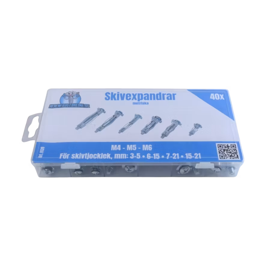 Skivexpandrar 40 delar