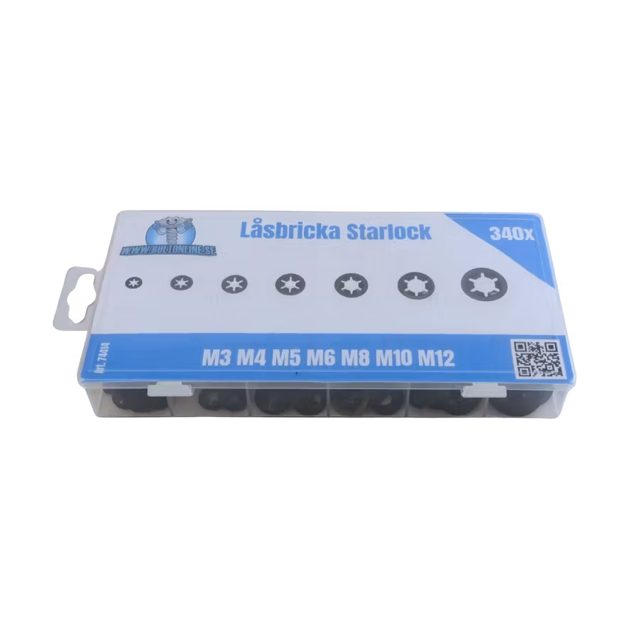 Låsbrickor Starlock 340 delar