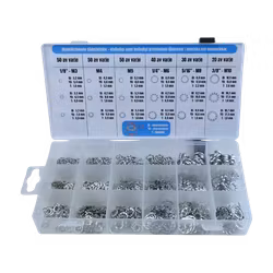 Fjäder- & låsbrickor, METRISKA/TUM 720 delar