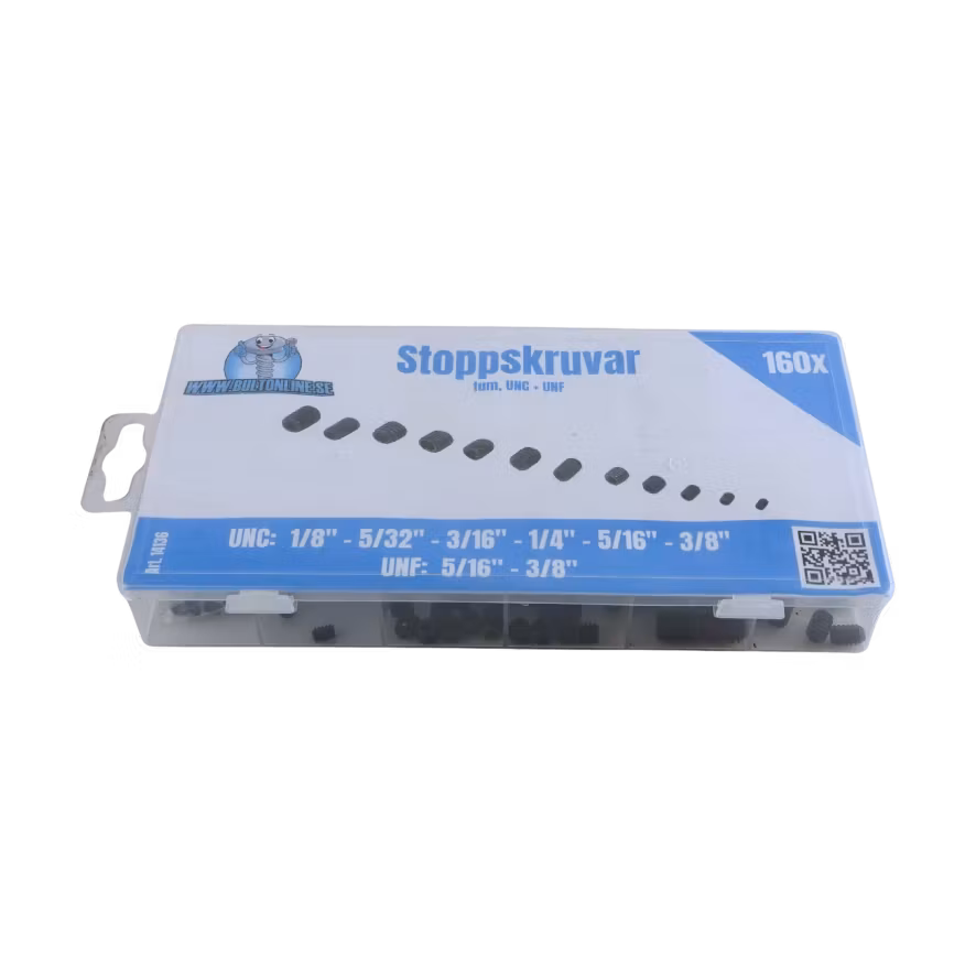 Stoppskruvar, TUM UNC/UNF 160 delar