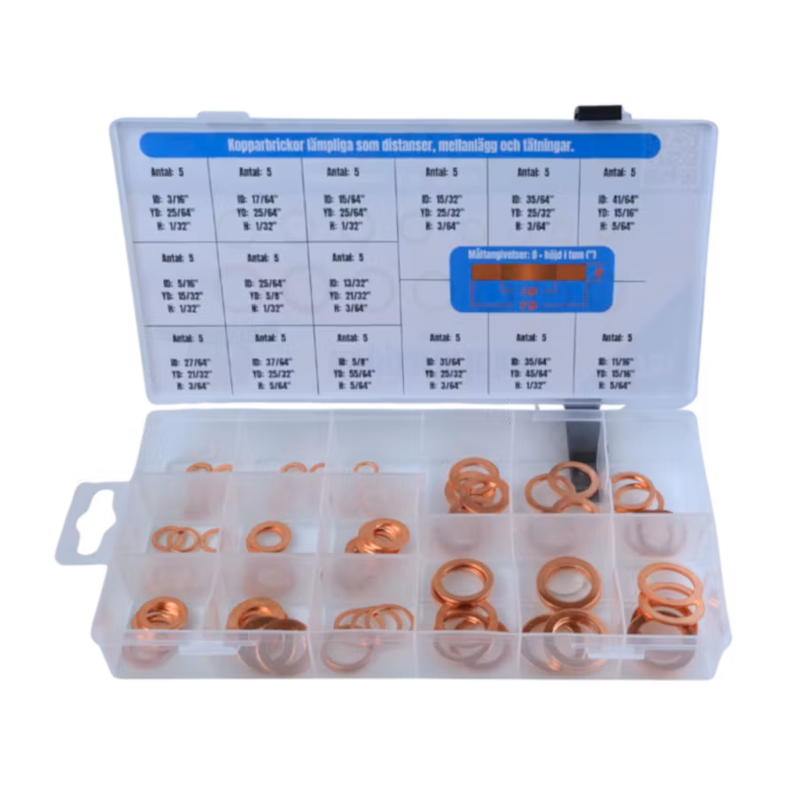 Kopparbrickor, TUM 75 delar