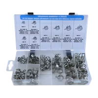 Fjäderslangklämmor 80 delar