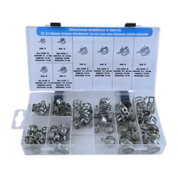 Fjäderslangklämmor 80 delar