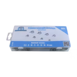 Fjäderslangklämmor 80 delar