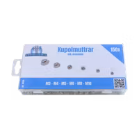 Kupolmuttrar, M3-M10 150 delar