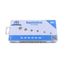 Kupolmuttrar, M3-M10 150 delar