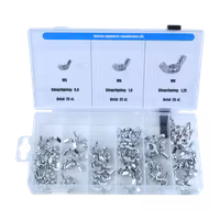 Vingmuttrar, M5-M8 75 delar