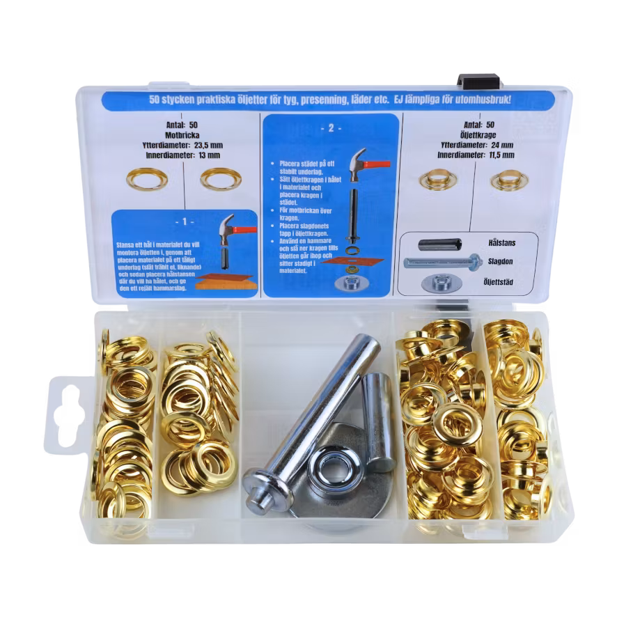 Öljetter inkl. verktyg 103 delar