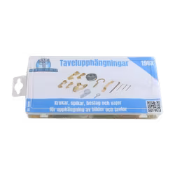 Tavelupphängningar 196 delar