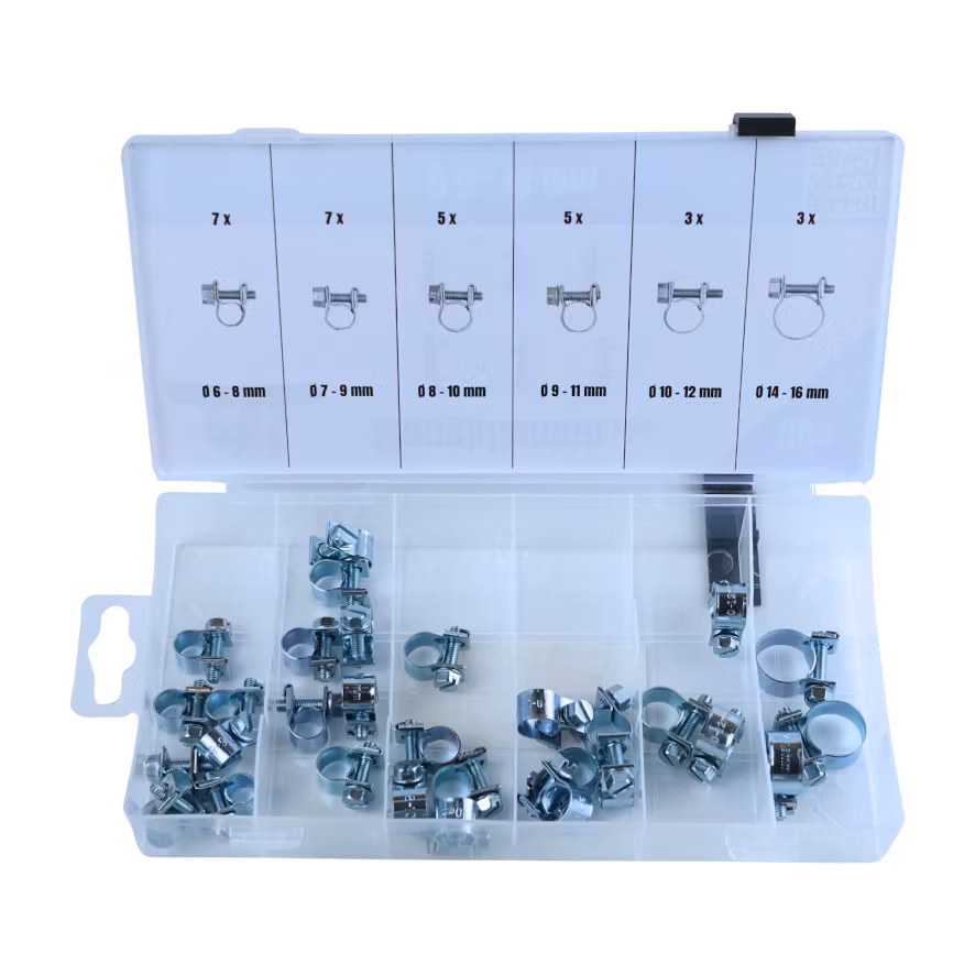 Slangklämmor, mini 30 delar