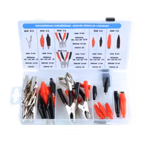 Batteripol- & krokodilklämmor 28 delar